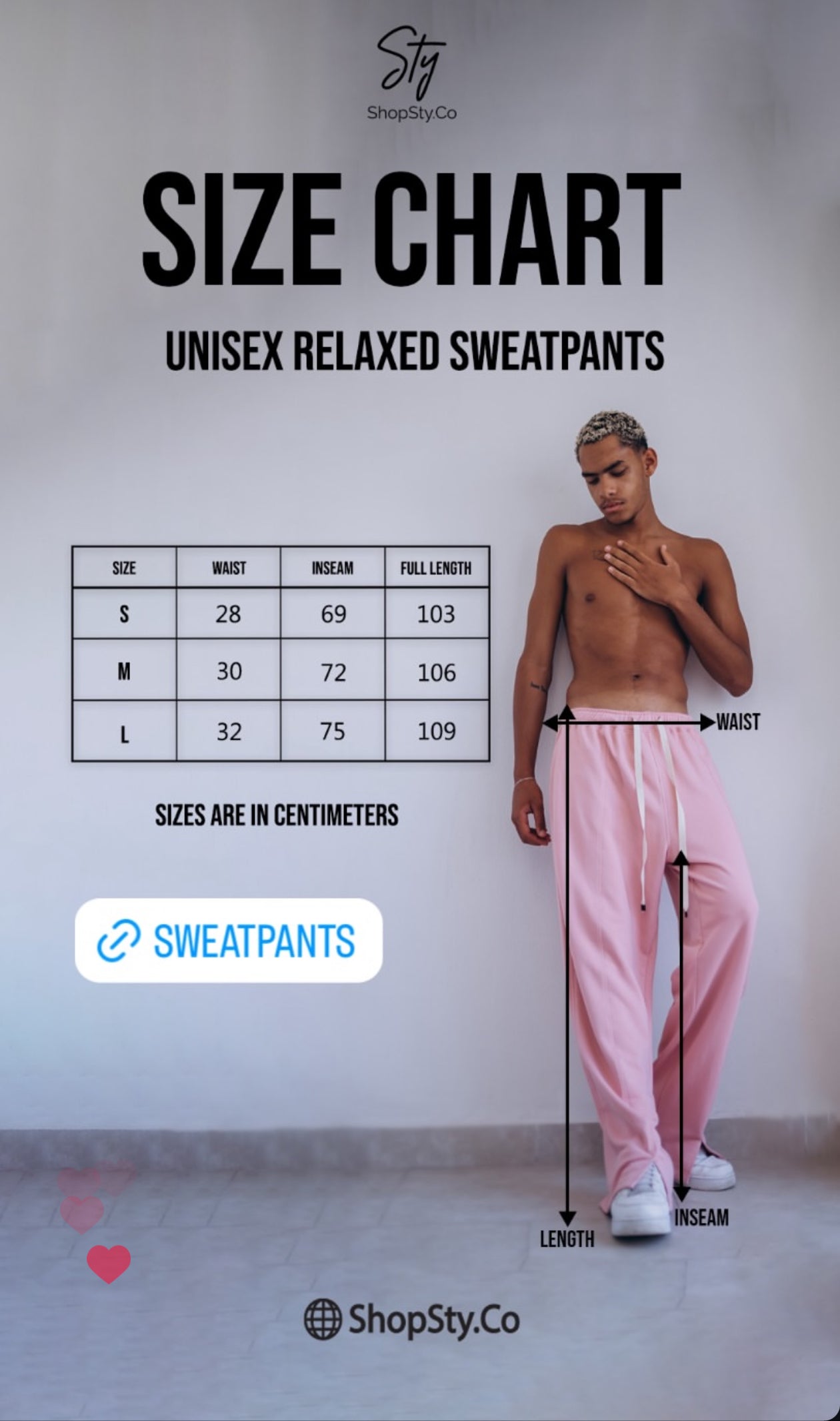 The Pink Unisex Sweatpants