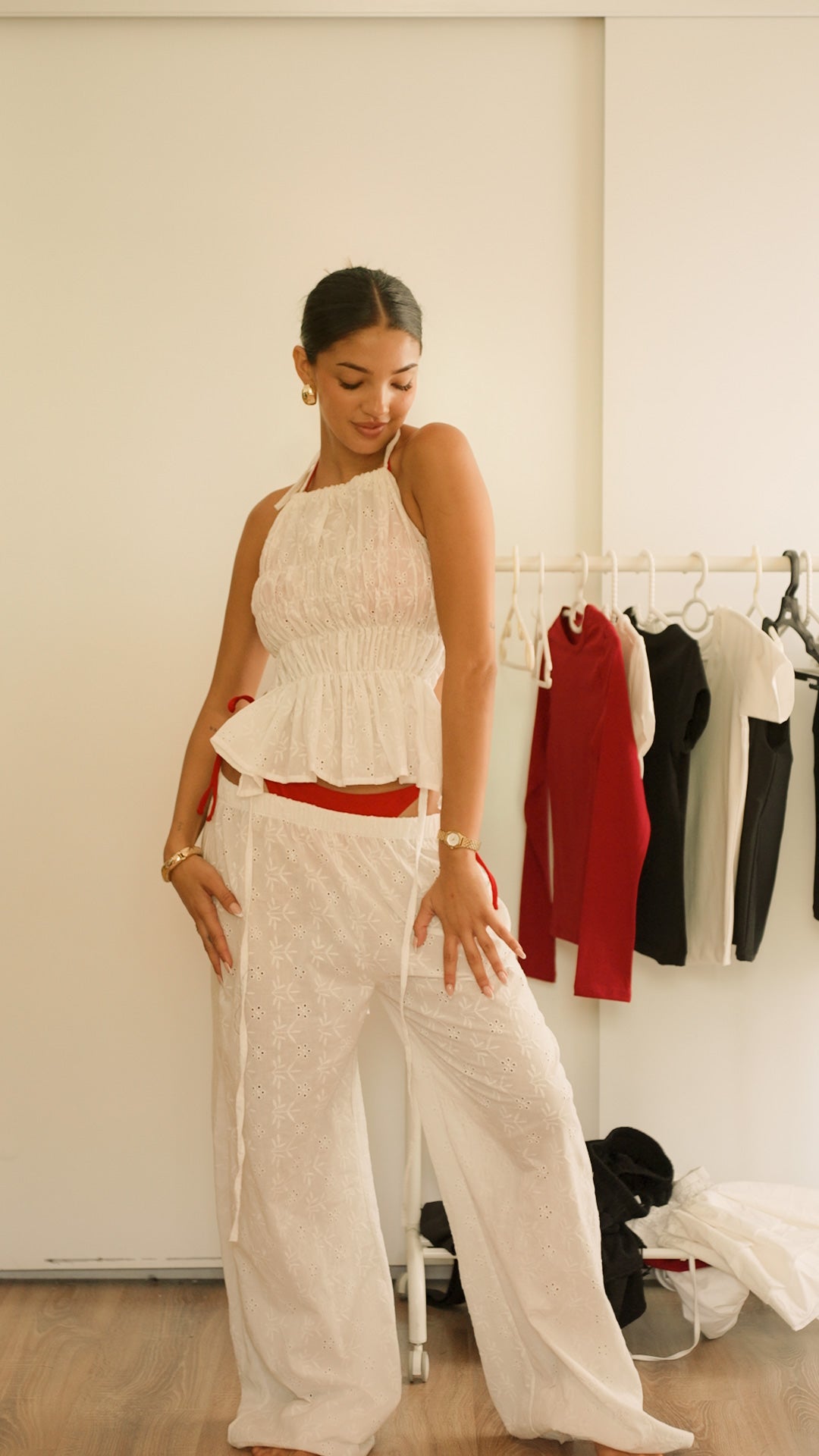 White Rokama Pant