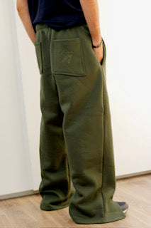The dark green Unisex Sweatpants (Fleece)