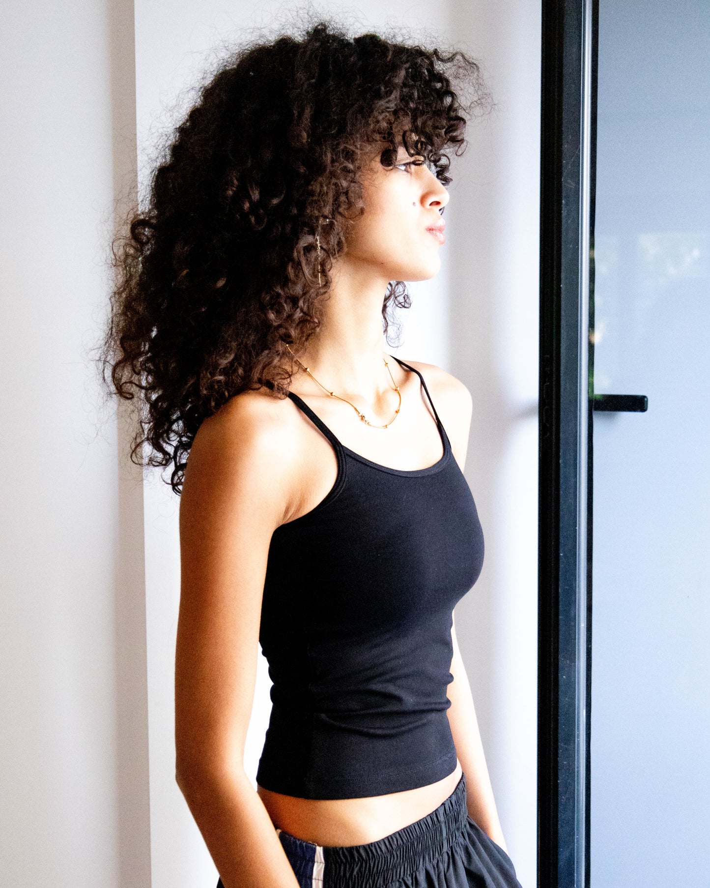 Black Spaghetti Strap Top