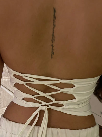 White Tube Viso’n Fabric (lycra)