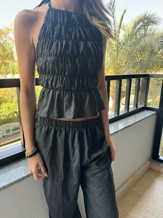 CHARCOAL GREY ROKAMA PANT
