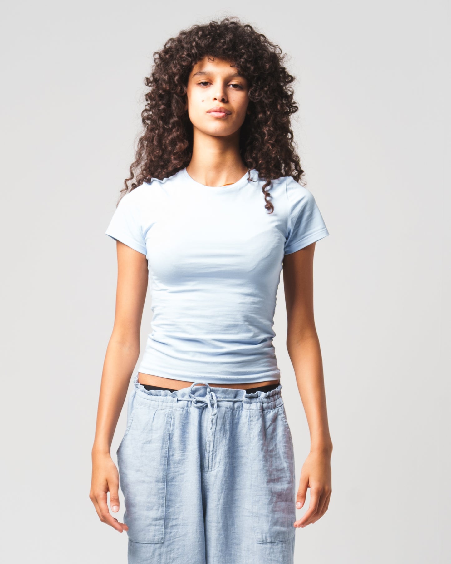 Sky Blue Contour Top