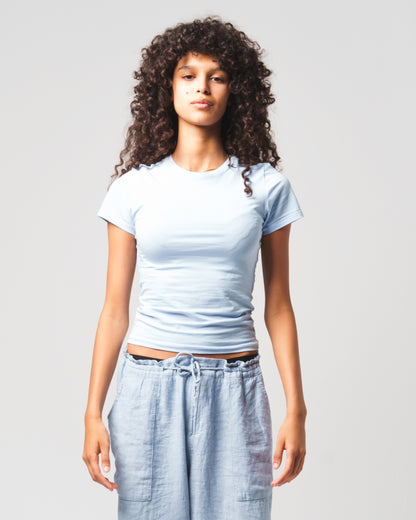 Sky Blue Contour Top