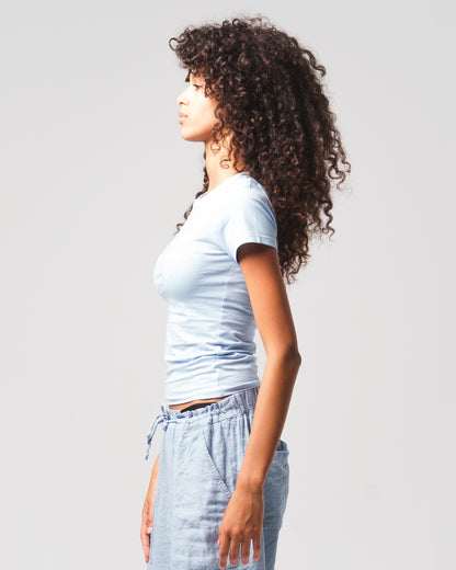 Sky Blue Contour Top