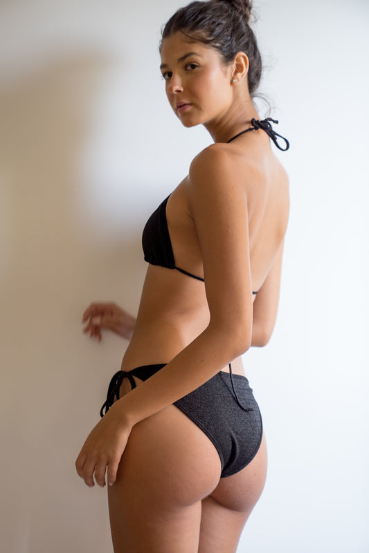 Bikini Shimmer Black Bottom