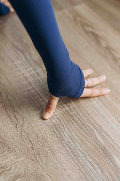 Midnight Blue Essential Bodysuit Crewneck