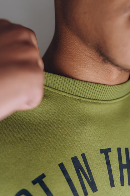 The Unisex Crewneck Green Sweater