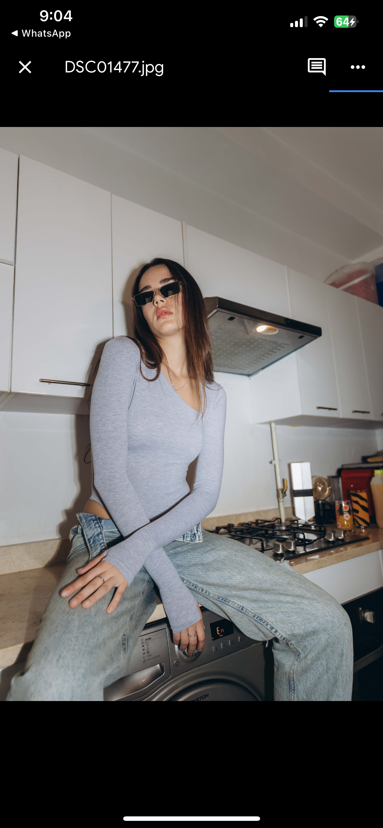 Light Heather Grey Essential Bodysuit Side V Shape