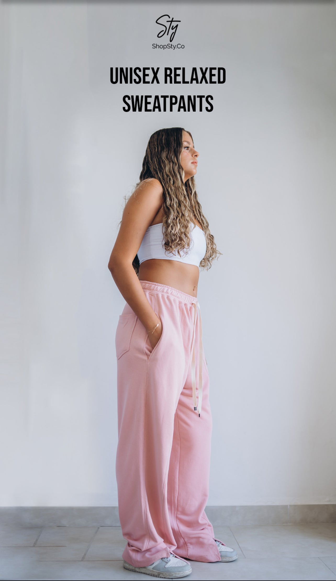 The Pink Unisex Sweatpants