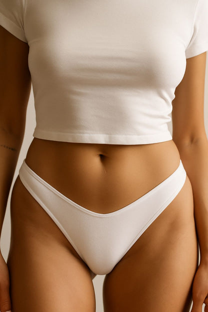 White Baby Tee