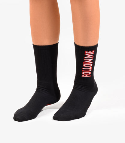 Follow `Me `Neck Socks