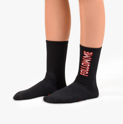 Follow `Me `Neck Socks