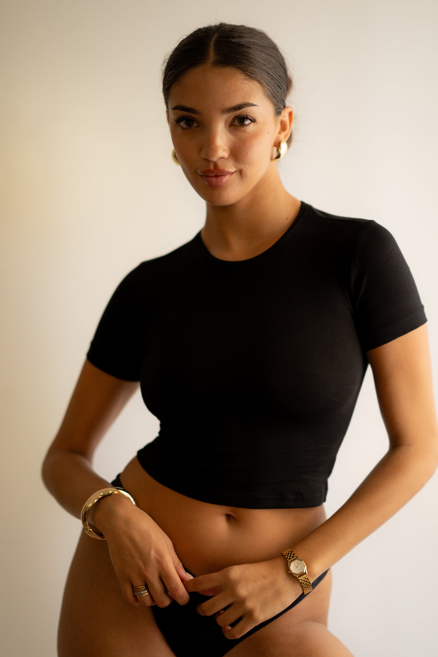 Black Baby Tee