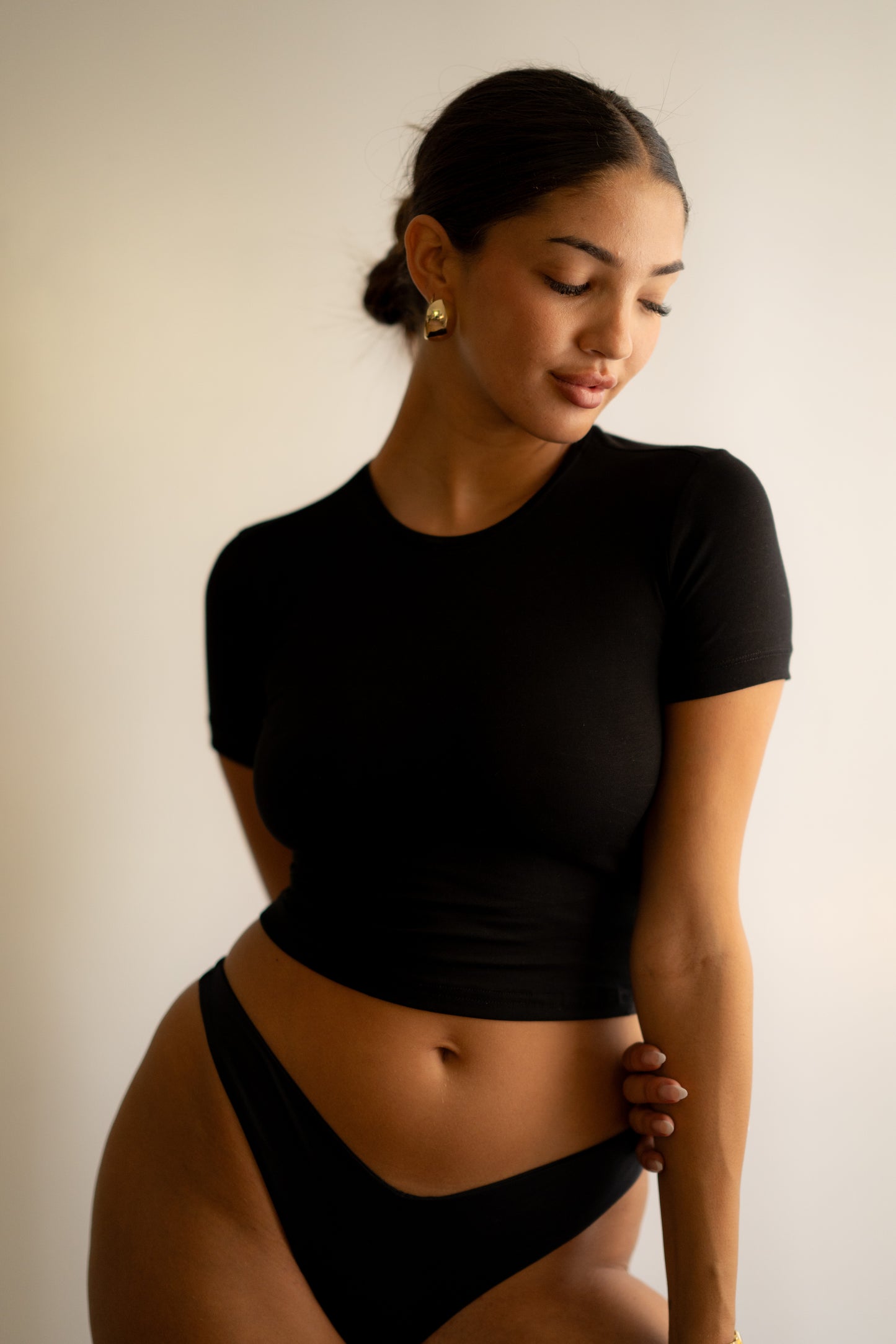 Black Baby Tee