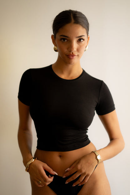 Black Baby Tee