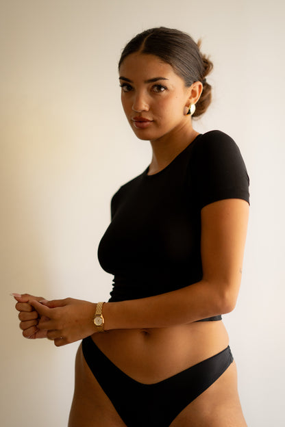 Black Baby Tee