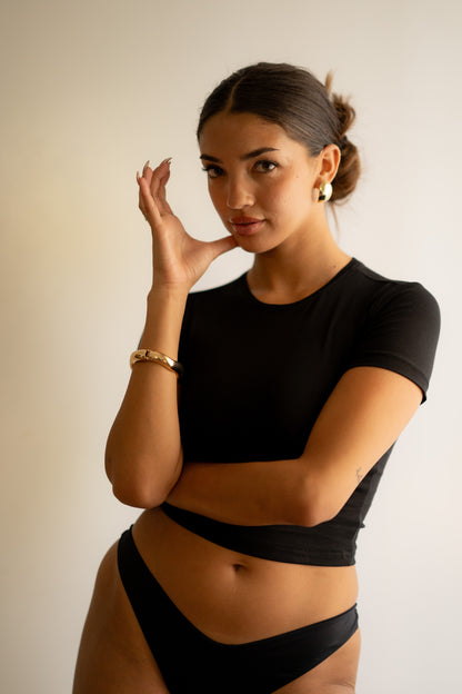 Black Baby Tee