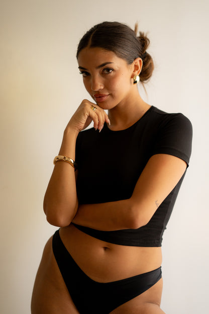 Black Baby Tee