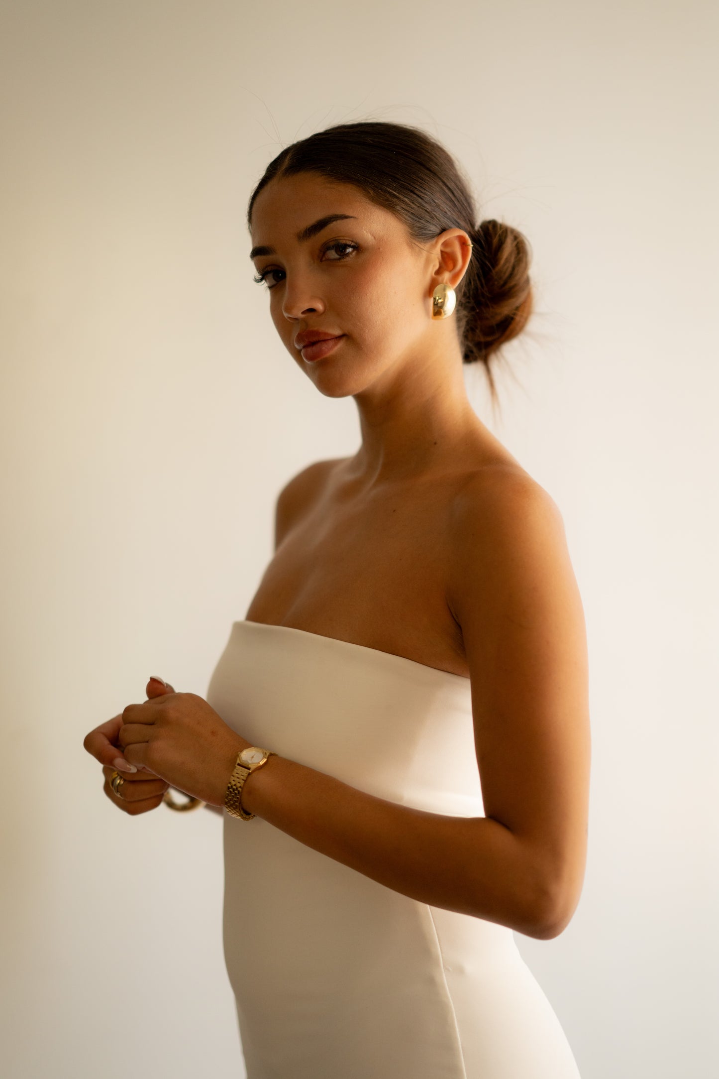 White Tube Bodycon Dress