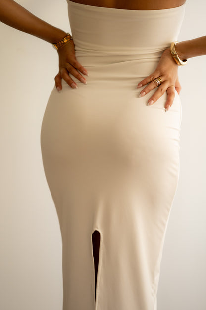 White Tube Bodycon Dress