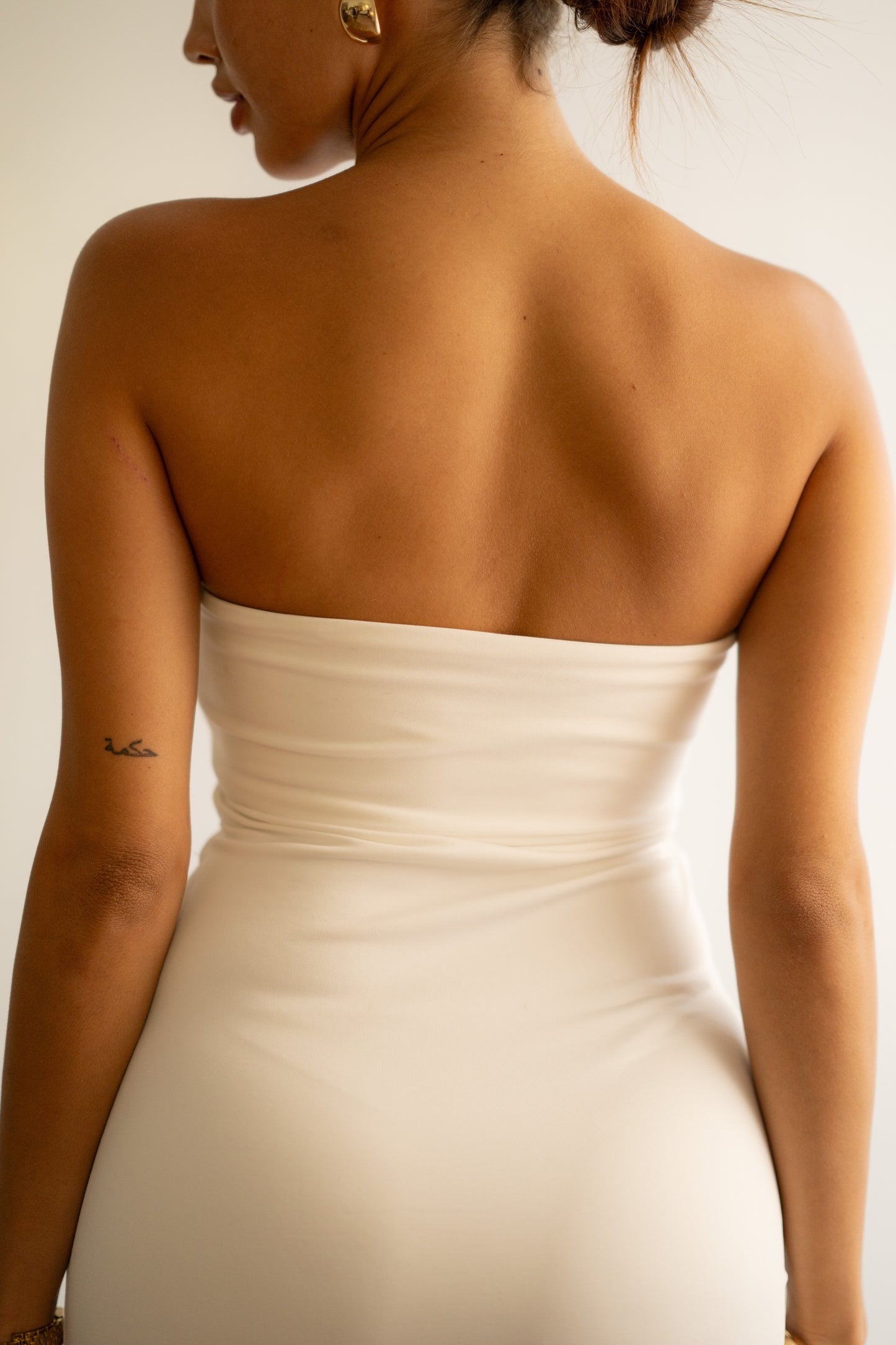 White Tube Bodycon Dress