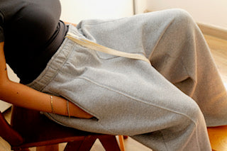 The light heather grey Unisex Sweatpants (Fleece)