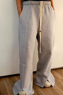 The light heather grey Unisex Sweatpants (Fleece)