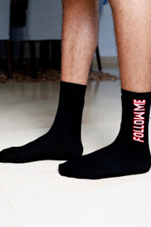 Follow `Me `Neck Socks