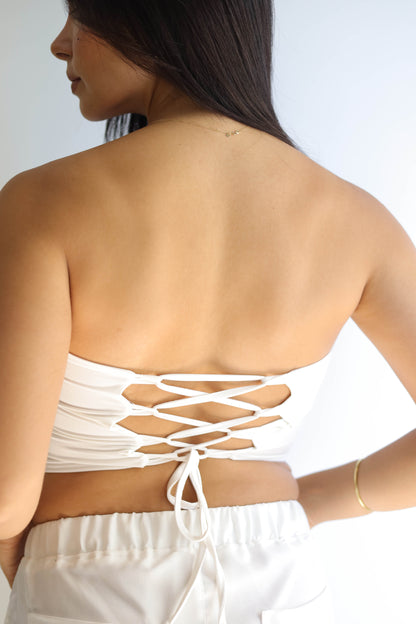 White Tube Viso’n Fabric (lycra)