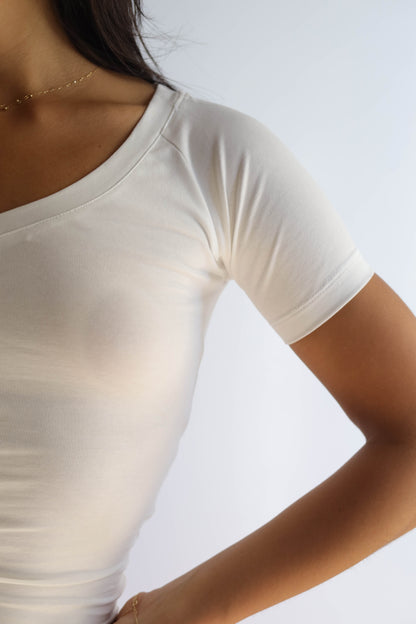 V Shape Half sleeve Top