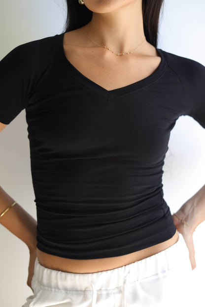 V Shape Half sleeve Top