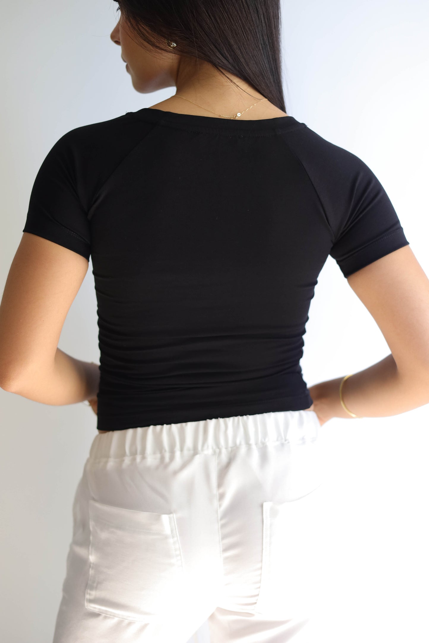 V Shape Half sleeve Top